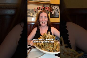 Huge Italian portions in New York City! Carmine’s NYC Times Square #food #italianfood #nycfood