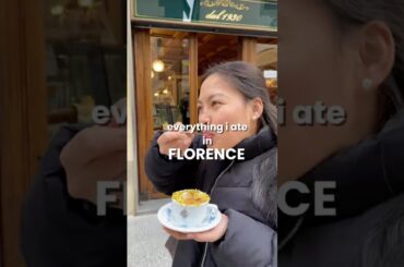 eating foods in florence! #food #foodie #travelguide #italy #italytravel #mukbang #florence