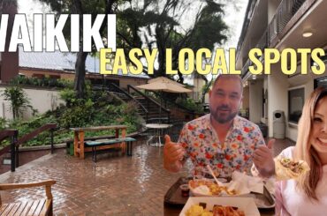 What’s Near Hilton Hawaiian Village? 🌺 Easy Waikīkī Eats + A Hidden Courtyard Tour