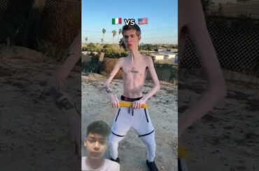 ITALY VS USA Food Face-off😂#shorts