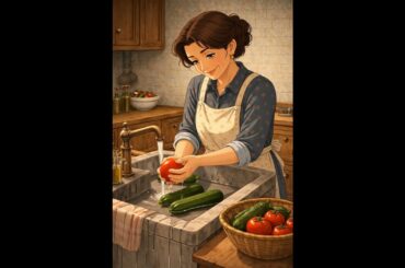 Italian Countryside Life 🇮🇹✨ Simple Moments in 1960s Italy | Ghibli Style