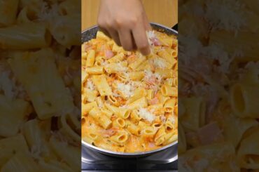 ¡Esta es la receta de pasta más Cremosa, fácil y rápida! #shorts