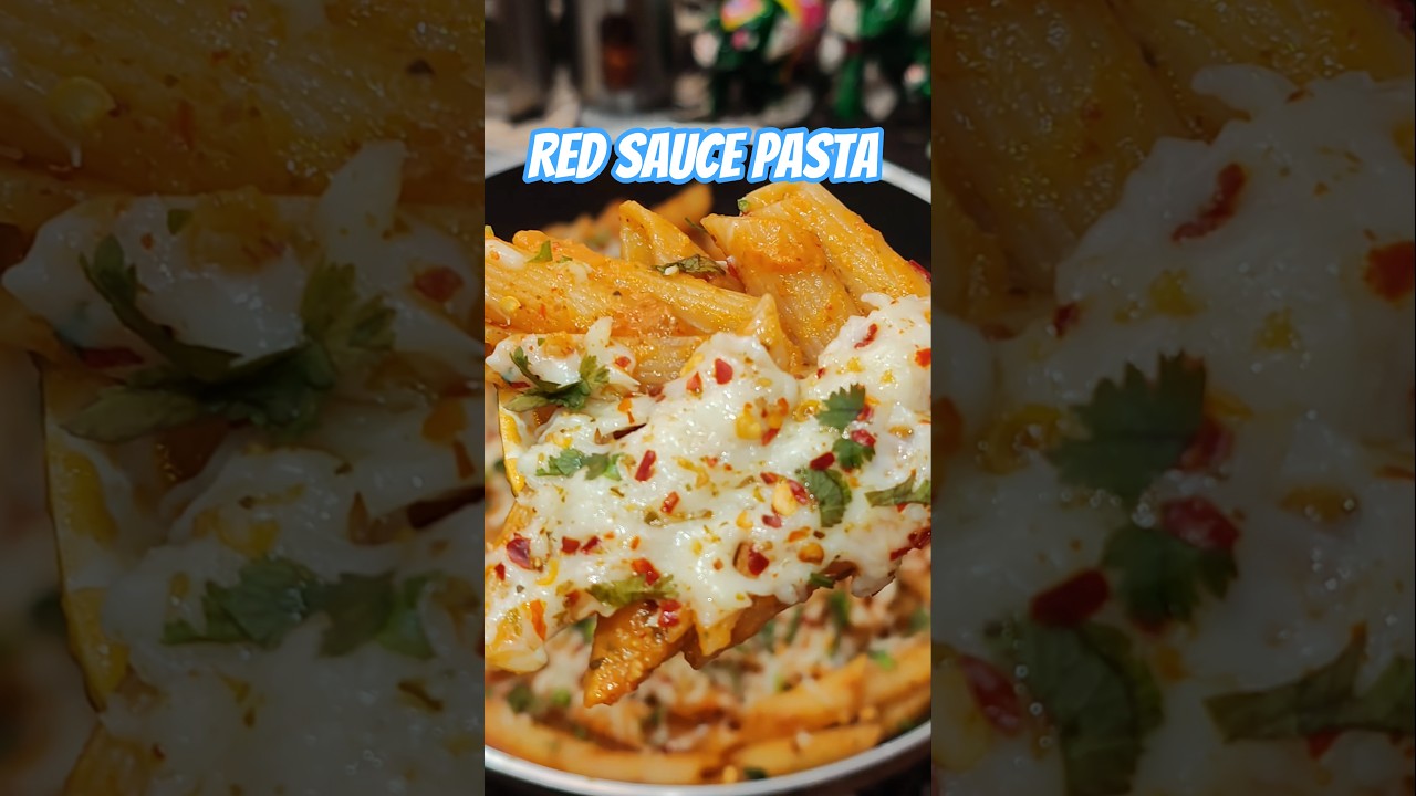“Cheesy Red Sauce Pasta 🍝❤️–5 min mein Italian vibes at home!”#ytshorts #recipe#shorts#redsausepasta “Cheesy Red Sauce Pasta 🍝❤️–5 min mein Italian vibes at home!”#ytshorts #recipe#shorts#redsausepasta