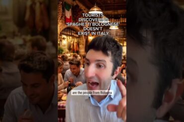 ✨ Spaghetti Bolognese 🤌🏻 ✨ #restaurant #italy #spaghettibolognese #comedy #stevemozzinglish