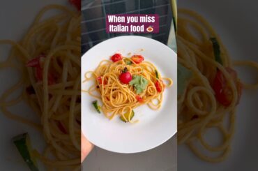 When you miss Italian food #italy #speghetti #healthy #mood