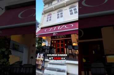 $68++ 4-Course Restaurant Week Deal?! This Italian Spot in SG is NEXT LEVEL #sgfoodie #Singapore #sg