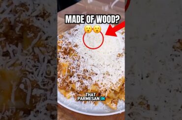 The Parmesan In Your Kitchen Is Filled With Sawdust 😲😲