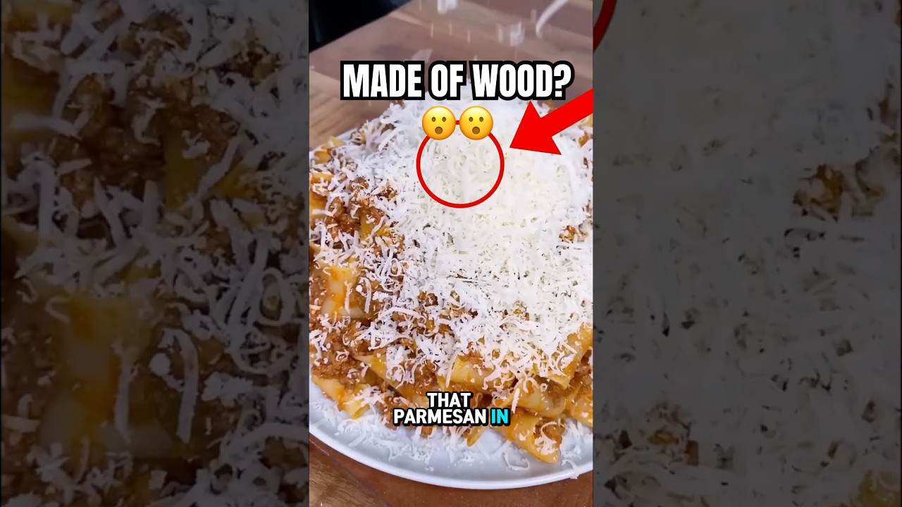 The Parmesan In Your Kitchen Is Filled With Sawdust 😲😲 The Parmesan In Your Kitchen Is Filled With Sawdust 😲😲