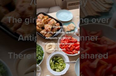 #food #cooking #hosting #italian #dinnerparty #dinner #focaccia #vegetables