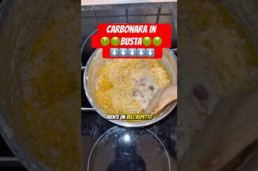 Troppo grasso di guanciale? Che dite?🤣🤣 #carbonara #cucinare #italia