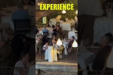 Grotto Cave Dining in Italy with Traveling TuCans #youtubeshort #instagramreels #tiktokvideo