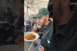 Trying pappardelle with meat 🍝#PastaLovers #FoodVibes #ItalianCuisine #TravelEats #TastyMoments