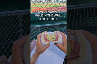 POV lunch at a local hole in the wall deli #city #pastrami #deli #bayarea #italian