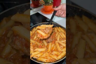 Cheesy Ground Beef Pasta🍝😍 #food #foodlover #foodshorts #cooking #recipe
