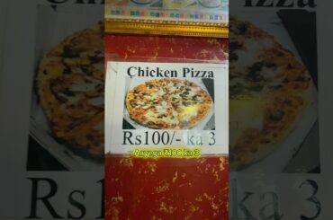 ₹100 mein 3 chicken pizza 🍕 🤯 #food