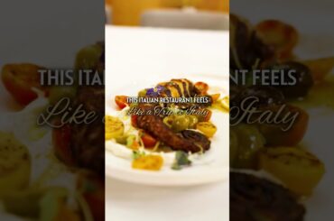 This Italian Restaurant Feels Like a Trip to Italy 🇮🇹✨