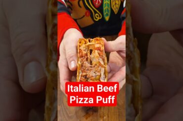 Italian Beef Pizza Puff
