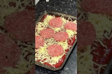 Trying one pan pizza fries 🍕🍟 Would you try this? #cooking #pizza #lifehack #food