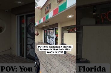 POV: Walking into an Italian salumeria in Florida that looks like NYC! #salumeria #italianfood
