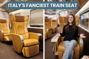 We Got UPGRADED to Trenitalia Executive Class (Italy’s BEST Train Seat?!)