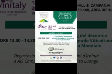 🍷✨ VINITALY 2026: I Taurasi DOCG! ✨🍷