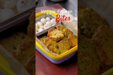 SE02 EP01 Kids Tiffin Box Ideas | Veggie Flower Bites | Kids Lunch | #recipe #healthy #paneer