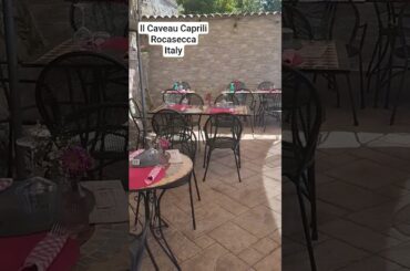 Best restaurant in Roccasecca? 🍔🔥 Il Caveau is a hidden gem! 🇮🇹 #shorts #reels