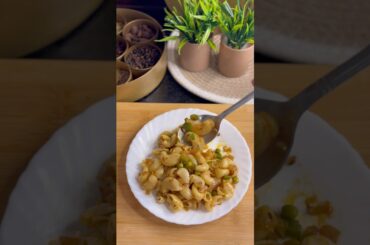 Garlic Butter Spicy Macaroni | Perfect Chatpata Pasta Recipe#food #shorts #pasta