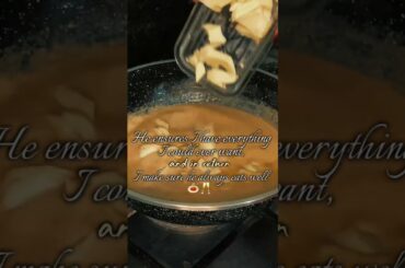 Cooking for him is another type of love✨🤭#fettuccinialfredo  #Italian #Pasta #Couplegoals