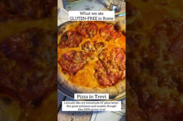 What I Ate Gluten-Free in Rome, Italy