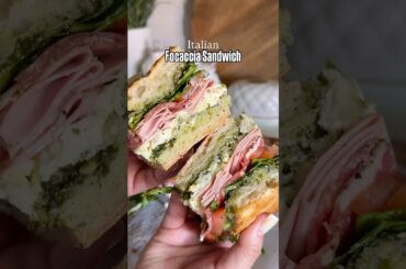 Italian Focaccia ￼Sandwich