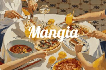 Family Supper at Dusk 🍝 Bossa Nova & Warm Italian Dinner Table Vibes