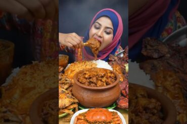 Big Juicy Mutton Roast With Egg Curry And Rice Ultimate Mukbang Eating Show Heavy ASMR Food 😋