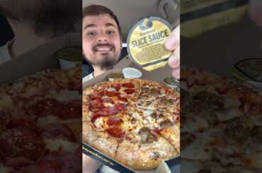 Trying Domino’s New Slice Sauce With Their Parmesan Stuffed Crust!🍕🔥ABSOLUTELY INSANE🔥🔥