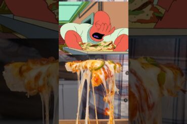 Fry's Seriously Salty Briny Space Slice Shenanigans!🐟 #shorts #fry #pizza #futurama