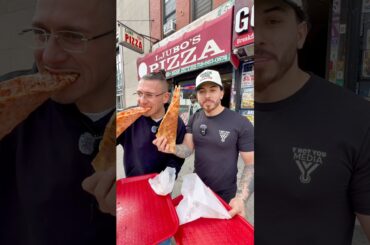 NYC biggest slice of pizza? 🍕 #shorts #pizza #foodies #foodreview