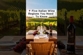 5 Italian wine regions you need to know🍷Which one is your favorite?#wine#italy#travel#visititaly