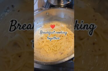 Preparing food #breakfast #team #pasta #cooking #italian #comfortfood #food #youtubeshorts #shorts