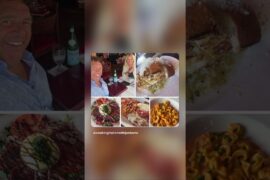 Luigi’s Italian dinner in Fort Lauderdale. Delicious. Cooking Italian with Joe