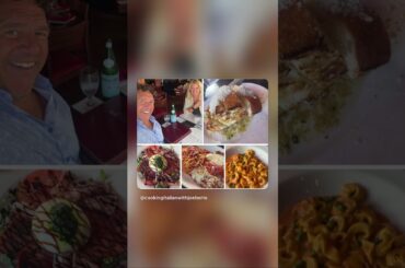 Luigi’s Italian dinner in Fort Lauderdale. Delicious. Cooking Italian with Joe