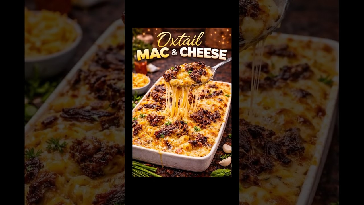Creamy Oxtail Mac & Cheese 🧀 🔥🇯🇲 / The Ultimate Comfort Dish #shortvideo Creamy Oxtail Mac & Cheese 🧀 🔥🇯🇲 / The Ultimate Comfort Dish #shortvideo