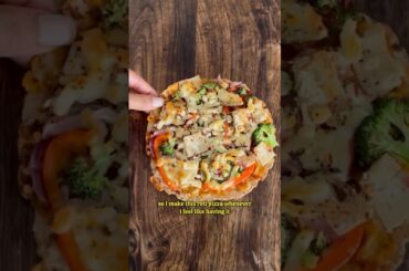 🍕Quick pizza using Leftover roti 🍕✨ #rotipizza #healthy #weightlossrecipes