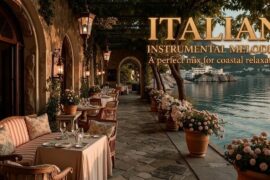 Italian Acoustic Guitar Ambiance - Coastal Serenity Music for Relaxation