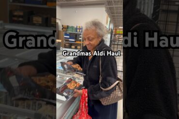 Grandma goes to Aldi! #Aldihackensack #aldi #foodie #shorts #hungry #yummy #eating #cooking #pasta