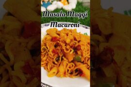 Masala Maggi Macaroni Recipe #shorts #macaroni #maggi #recipe #trending #pasta #viral #shortvideo
