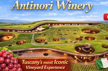 Antinori Winery | Tuscany’s most Iconic Vineyard Experience in 4K