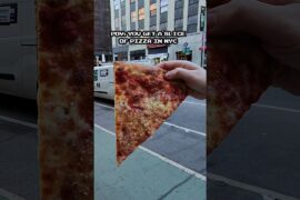 pov slice of pizza in nyc #nyc #pizza #foodie #citylife #nycfood #streetfood #nycpizza #food #fidi