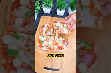 Roti Pizza | Quick & Easy Pizza Recipe #short
