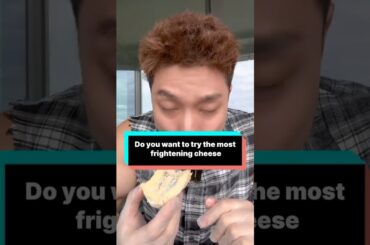 Do you want to try the most frightening cheese #youtube #short #food #cheese