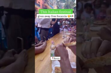 In the heart of Liguria, one of Italy’s most iconic street foods gets its own celebration 🇮🇹✨    O